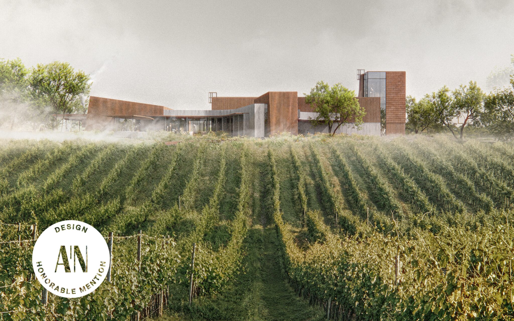 Volta Estate Winery is an Honourable Mention in AN’s Best of Design Awards!