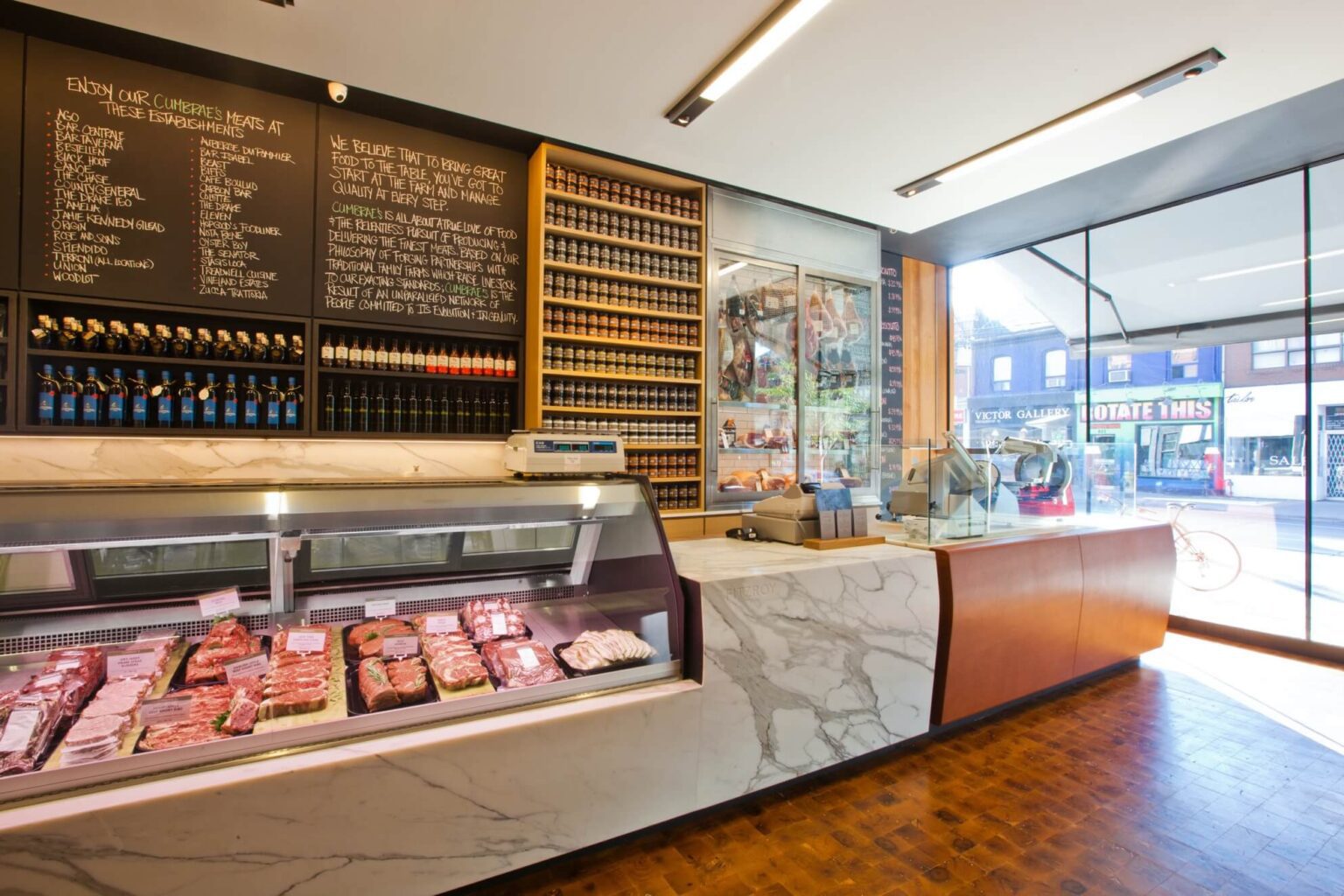 View of the counter - Cumbrae’s Queen Street